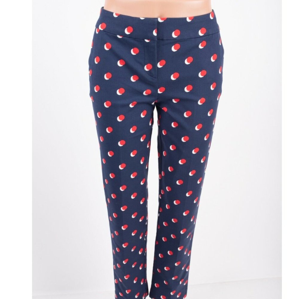 Boden Richmond Trouser Chinos US 6R Polka Dot Pants 3572